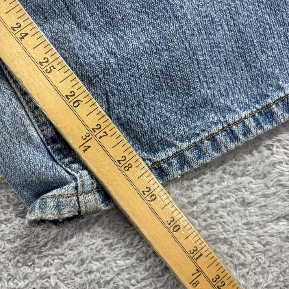 VINTAGE Bootcut Levi 527 Jeans Mens 32x30 (Fits 30x29) Light Wash Distress